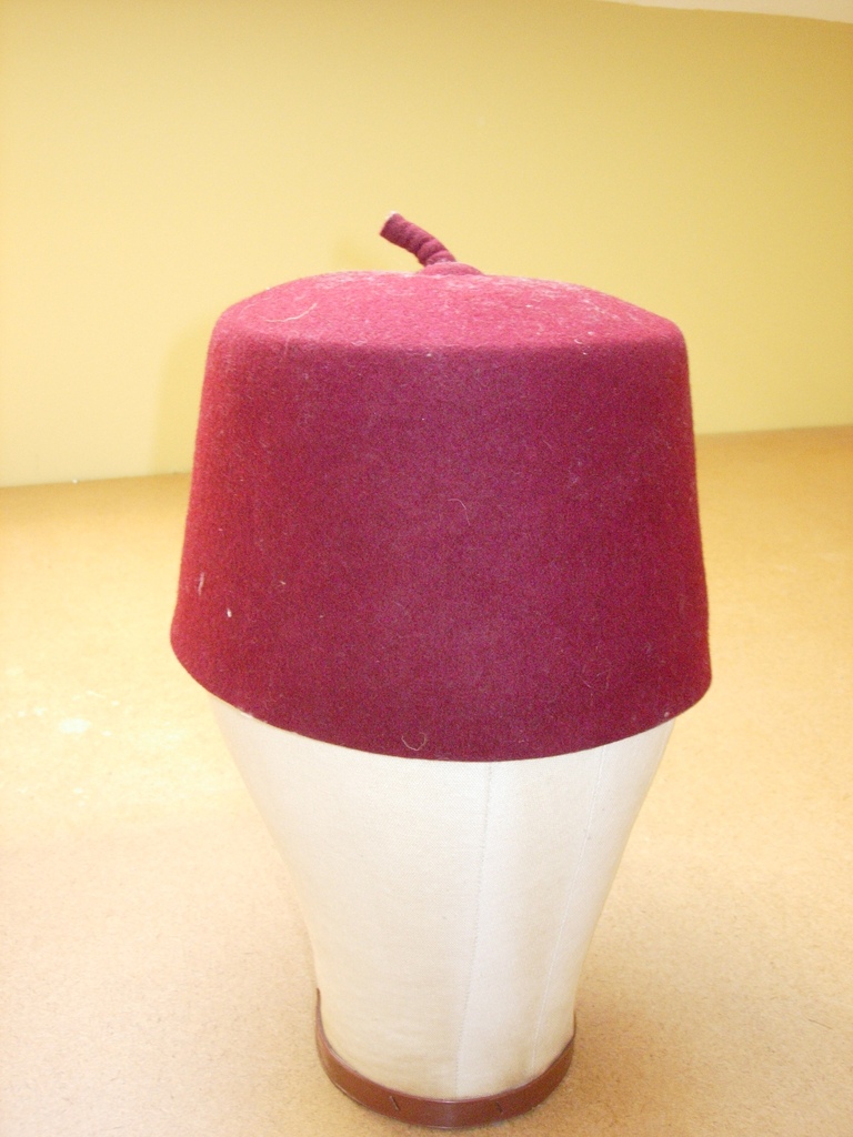 Costume Fez Burgundy